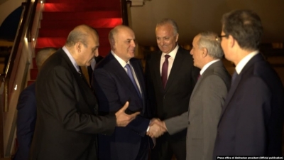 Abhazya Cumhurbaşkanı Aslan Bzhania  Suriye Arap Cumhuriyeti&#039;ne resmi ziyarette